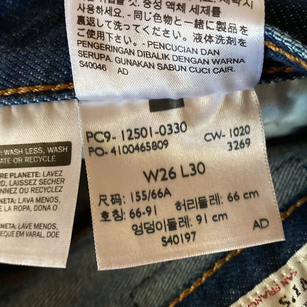 Levi’s Premium Denim 501 Dark Wash Jeans - Picture 7 of 10